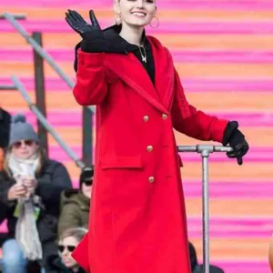 100th Thanksgiving Meg Donnelly Red Coat