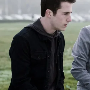 13 Reasons Why Clay Jensen Black Denim Jacket