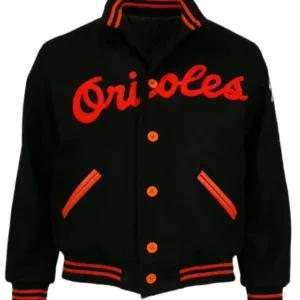 1966 Authentic Baltimore Orioles Varsity Bomber Wool Jacket