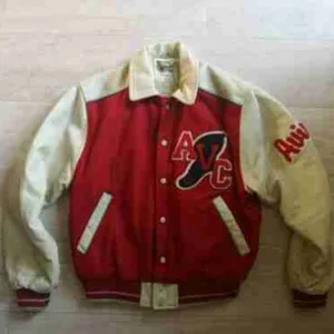 90’s Vintage Varsity Leather Jacket
