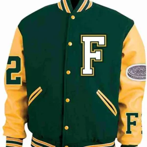 ASAP Green and Yellow Letterman Jacket