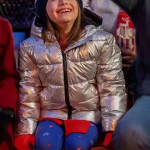 Abby Villasmil Best Christmas Ever 2023 Puffer Jacket