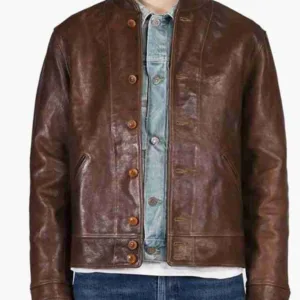 Albert Einstein Vintage Leather Jacket