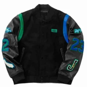 Aleali May Air Jordan Varsity Jacket