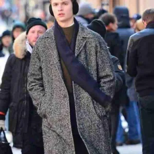 Ansel Elgort The Goldfinch Gray Trench Coat