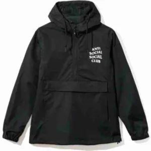 Anti Social Social Club Black Anorak Jacket