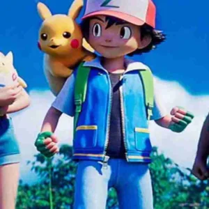 Pokemon Ash Ketchum Leather Jacket