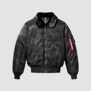 B-15 Slim Fit Camo Jacket