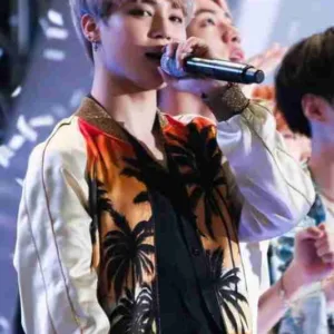 BTS Jimin Orange Fire Jacket