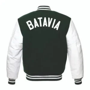 Batavia Green Varsity Jacket