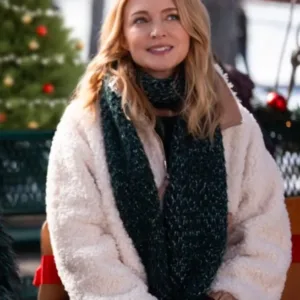Best Christmas Ever 2023 Heather Graham Faux Fur Jacket