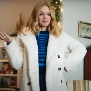 Best Christmas Ever 2023 Heather Graham White Coat
