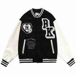 Bk Varsity Black Jacket