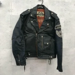 Black Leather Riders Jacket