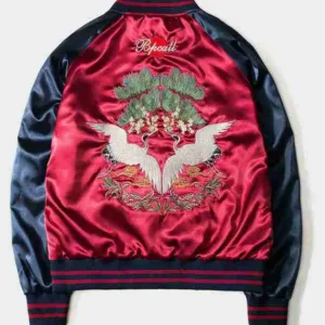 Bomber Yokosuka Streetwear Red Jacket