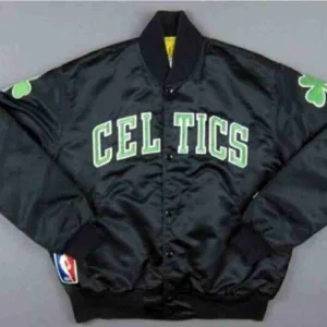 Boston Celtics Starter Black Satin Jacket