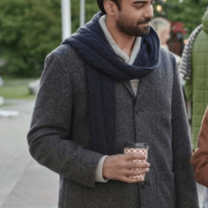 Boyfriends Christmas Past Raymond Ablack Gray Coat