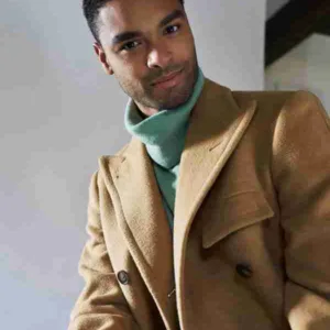 Bridgerton S02 Simon Basset Beige Trench Coat