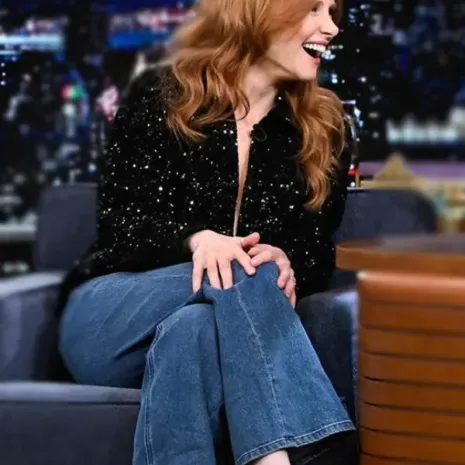 Bryce Dallas Howard The Tonight Show Sequin Jacket2 Bryce Dallas Howard The Tonight Show Sequin Jacket