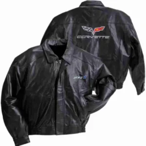 C6 Corvette ZR1 Bomber Leather Jacket