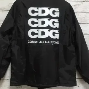 CDG Coach Black Jacket