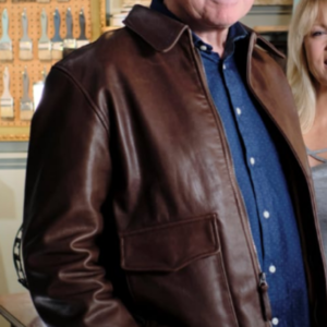 Chesapeake Shores Treat Williams Leather Jacket
