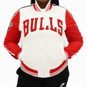 Chicago Bulls NBA Red & White Jacket