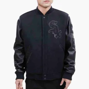 Chicago White Sox Black Varsity Jacket