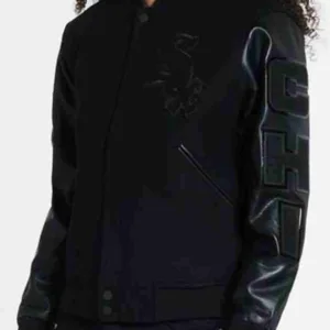 Chicago White Sox Triple Black Varsity Jacket