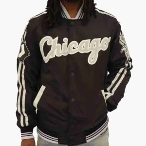 Chicago White Sox Varsity Black Jacket