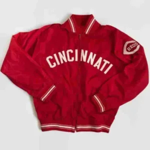 Cincinnati Reds MLB Wilson Satin Baseball Jacket