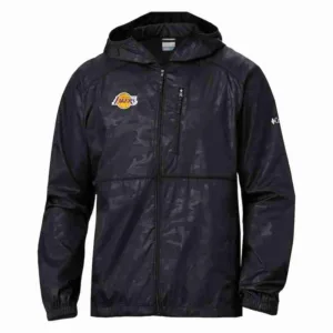 Columbia Los Angeles Lakers Black Camo Jacket
