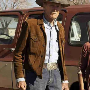Cry Macho Miko Brown Suede Jacket