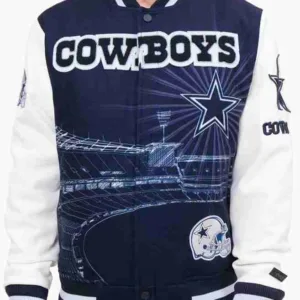 Dallas Cowboys Remix Varsity Blue Jacket