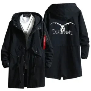 Death Note Light Yagami Black Hooded Jacket