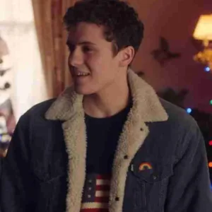 Derry Girls James Maguire Grey Suede Jacket