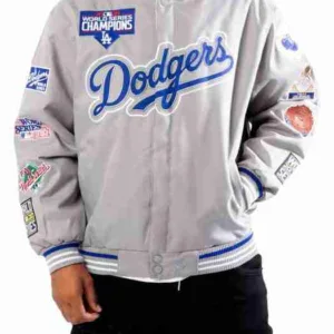 Dodgers 7x Champions Gray Jacket