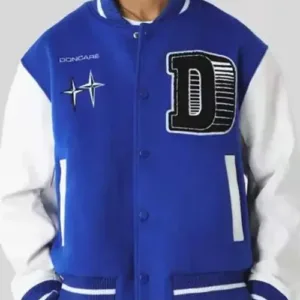 Doncare The Gambler Blue Varsity Jacket