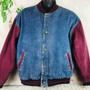 Dr Pepper Denim Trucker Bomber Jacket