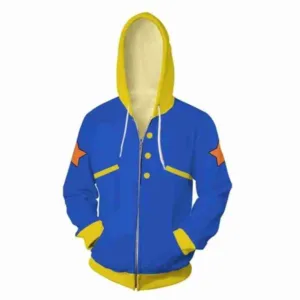 Dragon Ball Vegito Blue & Yellow Hoodie