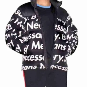 Dragon Ball Z Black Puffer Jacket