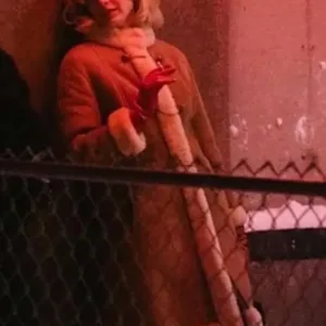 Eileen Anne Hathaway Brown Coat