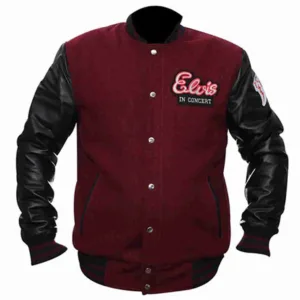 Elvis In Concert Varsity Jacket