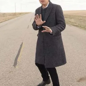 Emmit Stussy Fargo Wool Long Trench Coat