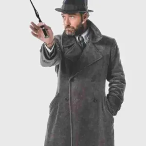 Fantastic Beasts 2 Albus Dumbledore Corduroy Coat