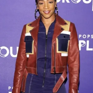 Finally Reveals Who Bit Beyoncé Tiffany Haddish Brown Jacket