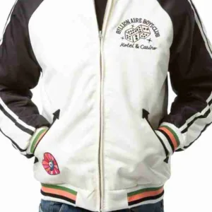 Black & White Momento Varsity Jacket