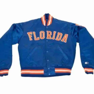Florida Gators Blue Satin Starter Jacket