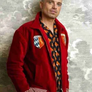 Fresh 2022 Steve Red Bomber Jacket