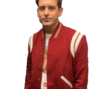 G Eazy Red Letterman Jacket